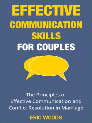cover image of EFFECTIVE COMMUNICATION SKILLS FOR COUPLES